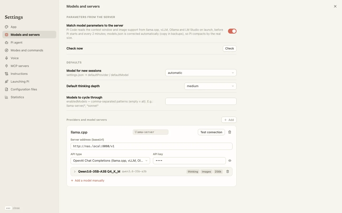 Pi Code pour DSM — capture d’écran 2