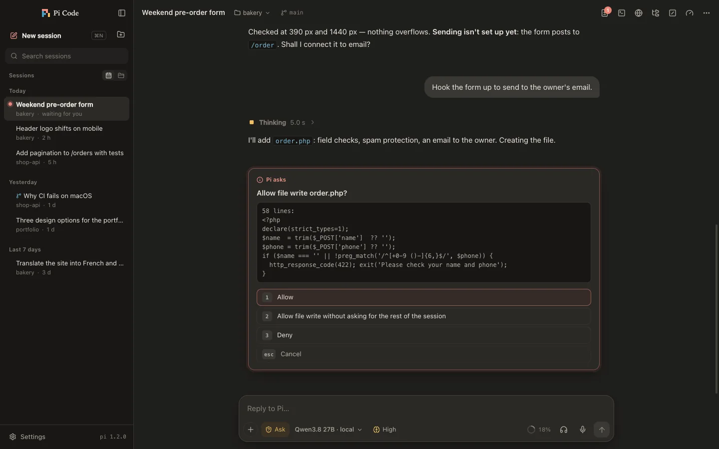 Pi Code — screenshot 3