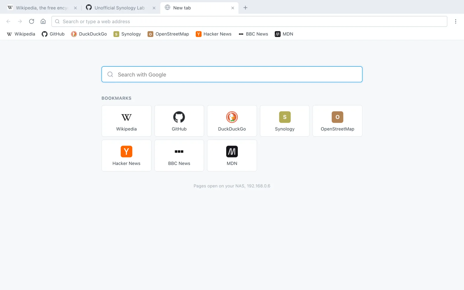 SynoBrowser for DSM — screenshot 2